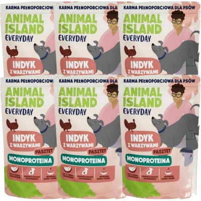 Animal Island Everyday Monoprotein Turkey 6 x 300 g