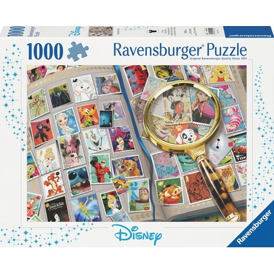 Ravensburger Пъзел Ravensburger от 1000 части - Дисни колекция пощенски марки (12001555)