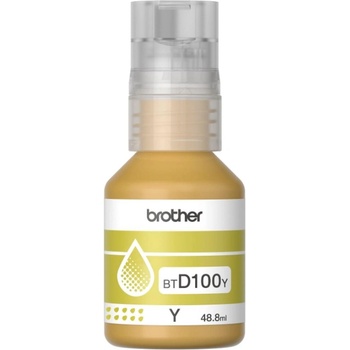 BROTHER BT-D100Y Yellow Ink Bottle (BTD100Y)