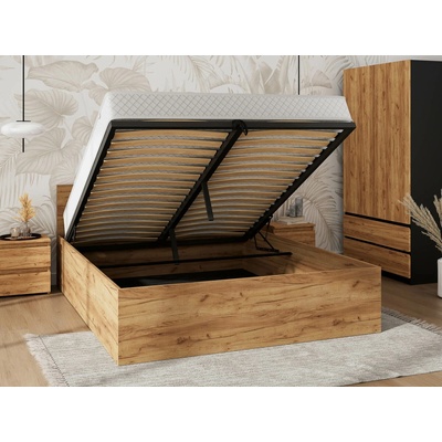 AMI Nábytek DM1 s roštem a úložným prostorem dub craft