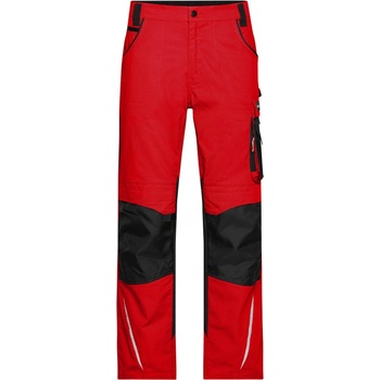 James & Nicholson Kalhoty Strong JN 832 do pasu COT 02832X876o7 Červená/černá