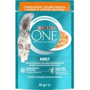 Purina One Adult Mini filetky s kuraťom a zelenými fazuľkami v šťave 26 x 85 g