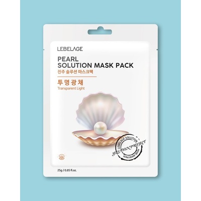 Lebelage Pearl Solution Mask textílna maska s výťažkom z perál 23 ml