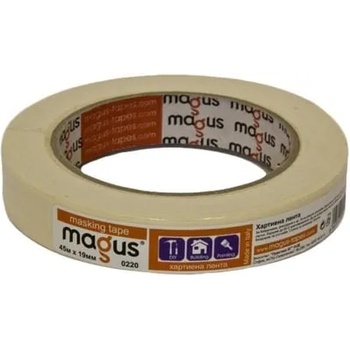 Image 1 of MAGUS ХАРТИЕНА ЛЕНТА MAGUS ЗА БОЯДИСВЕНЕ 60° 19мм x 45м (8121)
