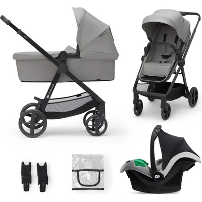 Kinderkraft 3in1 NEWLY moonlight grey + MINK PRO 2023