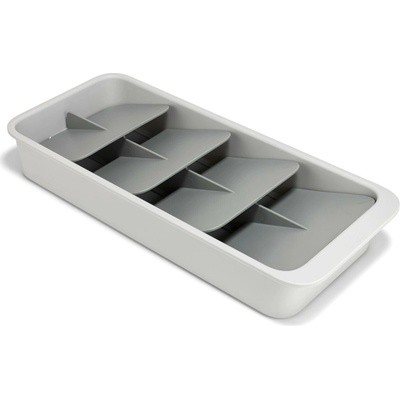 Organizér na příbory DRAWERSTORE 8500012 40 x 17 cm, šedá, plast, Joseph Joseph