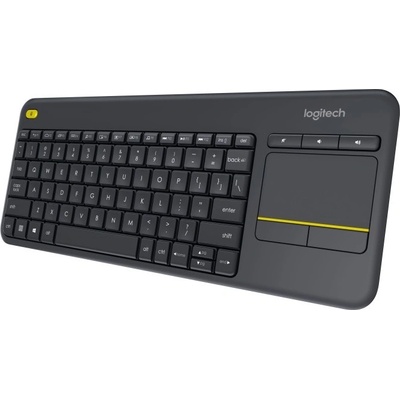Klávesnice Logitech Wireless K400 Plus, CZ/SK - černá