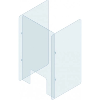 Enprag Ochranná plexi zástěna na stůl s bočnicemi – Sleviste.cz