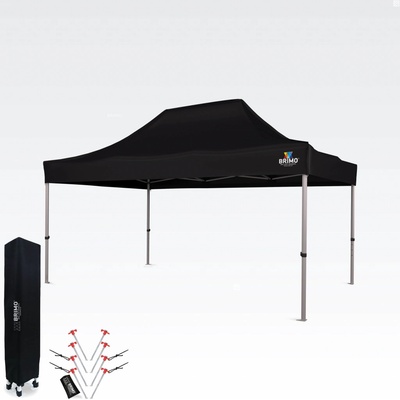 BRIMO Zahradní párty stan 3x4,5 m bez stěn Černá S. Alu