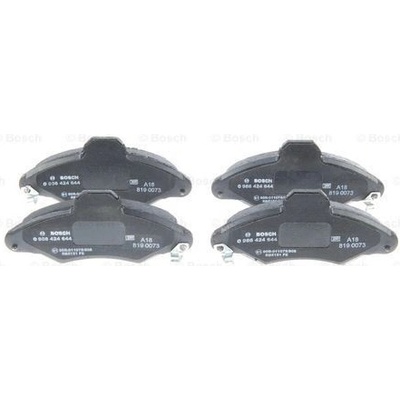 Sada brzdových platničiek kotúčovej brzdy BOSCH 0 986 424 644