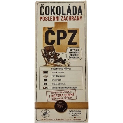 Jamira Čokoláda poslední záchrany ČPZ mléčná 100 g
