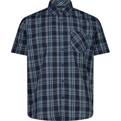 CMP Мъжка риза с копчета CMP Full Button Shirt - B. Blue / Vaniglia / Petroleum - размер 56 (EU) (033-3073-0316)