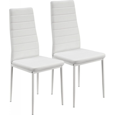 FurniGO Loja bílá 2 ks