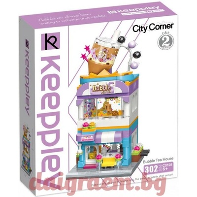 Qman Конструктор qman Магазин за чай c0108 (qc0108)