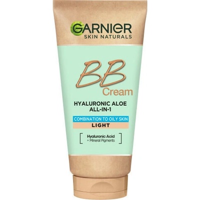 Garnier Hyaluronic Aloe All-In-1 BB Cream hydratačný BB krém pre mastnú a zmiešanú pleť Bright 50 ml