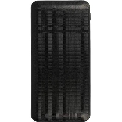 hoco. J48 Nimble Power Bank 10000mAh - външна батерия с 2 USB изхода за зареждане на мобилни устройства (черен)