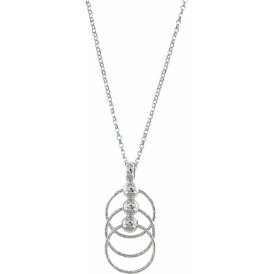 InfinitySilver Strieborný náhrdelník krúžky 4001643