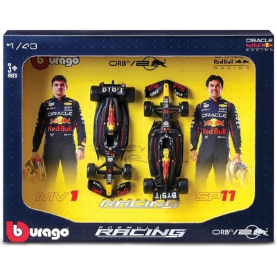 Bburago Red Bull Racing RB20 2024dárkový set 2ks 1:43
