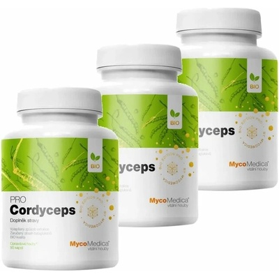 MycoMedica Cordyceps PRO 3 x 90 kapslí