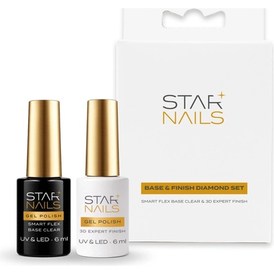 Sada STARNAILS Base and Finish Diamond Set - báza a fixačný lesk