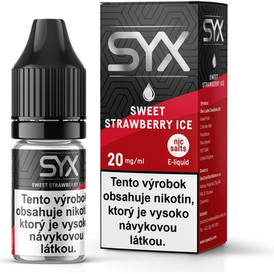 Syx NS Sweet Strawberry Ice 10 ml 20 mg