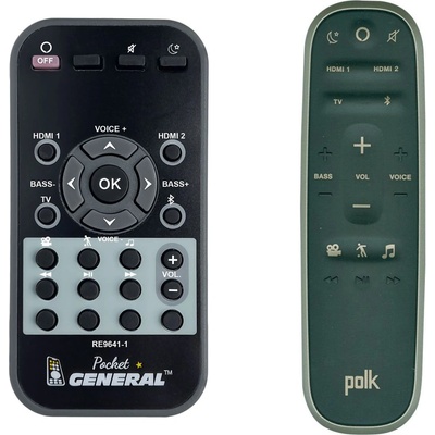 GENERAL Polk audio re9641-1 - дистанционно управление дубликат (re9641-1)
