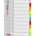 Office Products Разделители Office Products А4, картон, 10 цвята (16380-А)