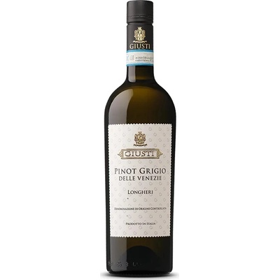 Giusti Pinot Grigio DOC Delle Venezie Longheri 12,5% 0,75 l (holá lahev)