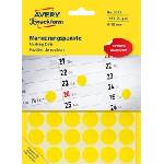 Avery-Zweckform Етикет, 18 мм, кръгъл, avery zweckform, жълт, 1056 етикета в опаковка 3377 (3377)