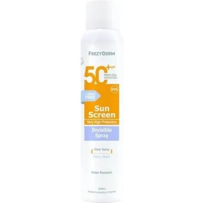 Frezyderm Невидим слънцезащитен спрей , Frezyderm Sun Screen Invisible Spray SPF50 200ml
