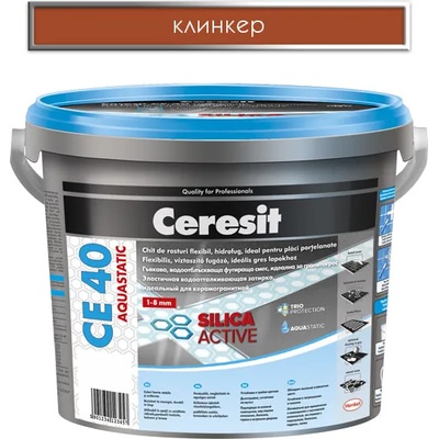 CERESIT ФУГА АКВАСТАТИЧНА СЕ40 2кг КЛИНКЕР (2164539, 3047248)