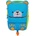 Trunki Bert nebesky modrý