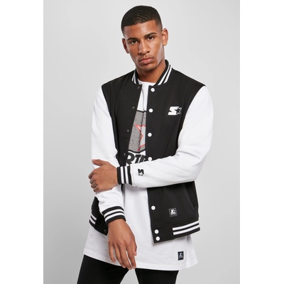 Urban Classics Мъжко колежанско яке в черно Starter College Fleece JacketUB-ST107-00826 - Черен, размер XL