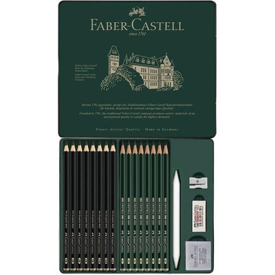 Faber-Castell Молив Pitt Graphite Matt&Castell 9000, черногр (1015100408)