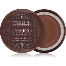 Eveline Cosmetics Choco Glamour nočná regeneračná maska na pery 12 ml