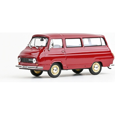 Abrex Škoda 1203 mikrobus 1974 červená 143ABS 705BC 1:43