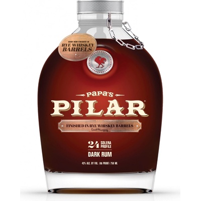 Papa’s Pilar 24 Rye Whiskey Barrel Finished 43% 0,7 l (holá láhev)
