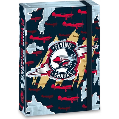 Ars Una box na sešity Flying Sharks A4