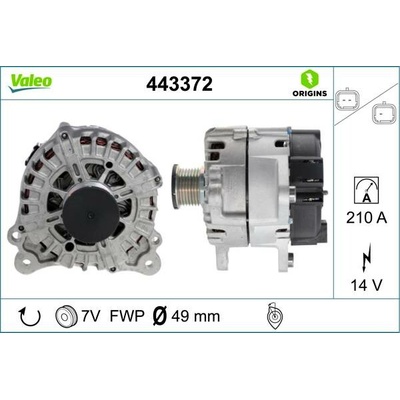 Alternátor VALEO 443372