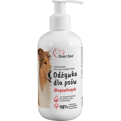 Over Zoo Kondicionér na srst pro dlouhosrsté psy 240 ml