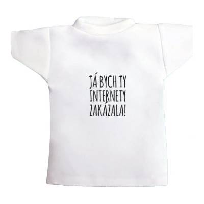 Tričko na láhev Internety