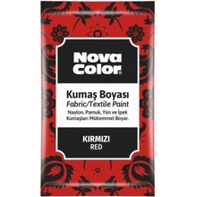 Novacolor Barva na textil prášková červená 12 g NC-901