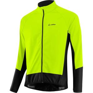 Löffler Мъжко ветрозащитно яке за колоездене Löffler Bike Jacket Alpha Airblocc Light Cycling jacket - Neon Yellow - размер 48 (EU) (051-1321-0212)