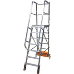 KRAUSE Сгъваема едностранна платформена стълба Krause Vario Compact, 7 стъпала, основа 820 мм (10833020) (10833020)
