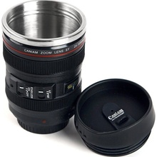 Lens Mug nerezový Hrnek pro fotografy objektiv 0,4 l