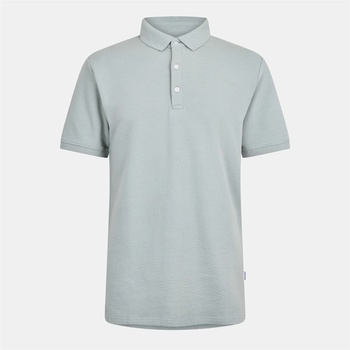 Peter Werth Блуза с яка Peter Werth Men's Molton Short Sleeve Polo Shirt - Grey