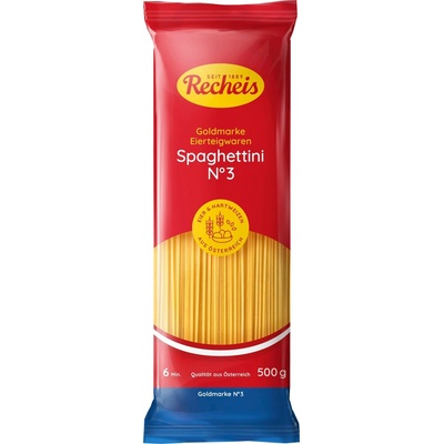 Recheis Goldmarke těstoviny Spaghettini No.3 0,5 kg