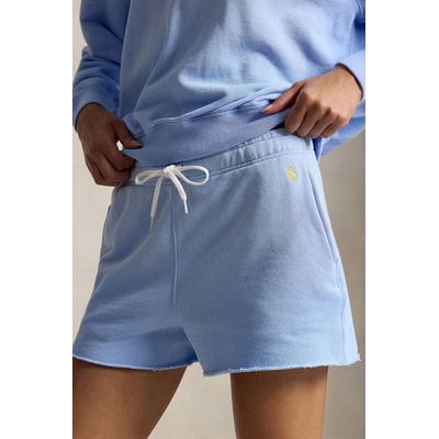 Ralph Lauren къс панталон дамски от памук ISLAND FLC-KNT-SHORTS (211965103502)