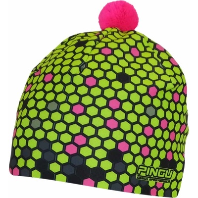 Pingu čepice Boby Thermo JUN 55C fluo