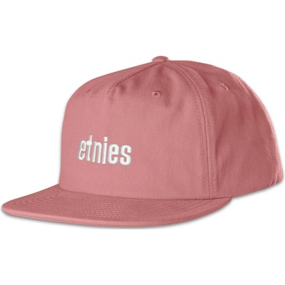 ETNIES Icon Embroidery Snapback Pink 650
